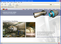 Bildschirmfoto Webseite Edmund Becker GmbH | Maschinenbau und Schleiftechnik